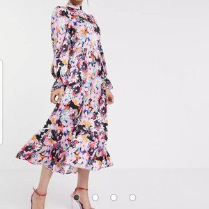 Never Fully Dressed Floral Maxi Dress - Multicolor